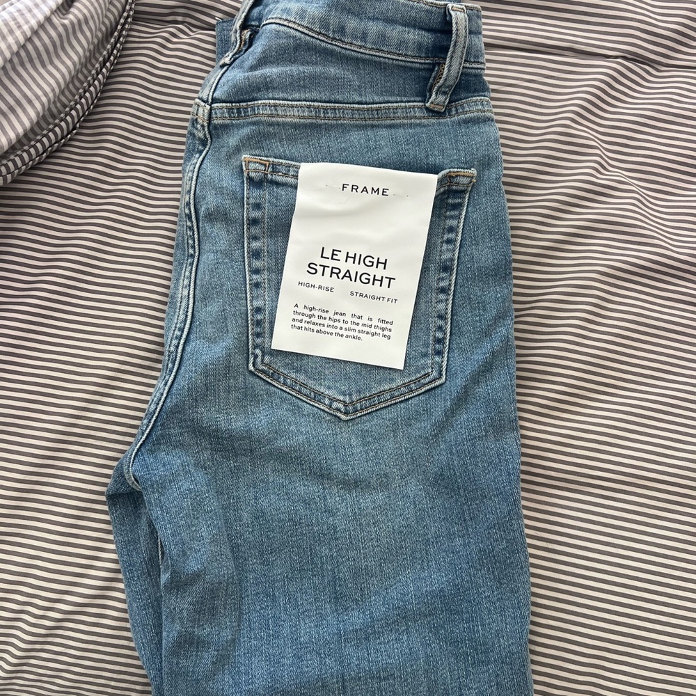 Frame Le High Straight legJeans
